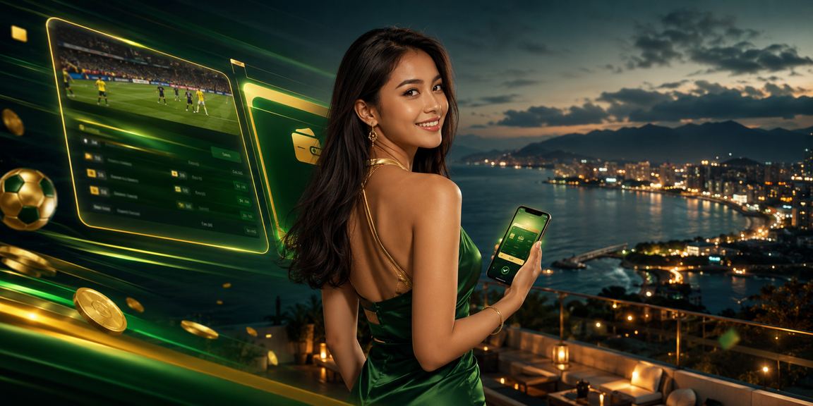 Pengguna mengakses platform e-sukan 13800 melalui telefon pintar di Genting Highlands